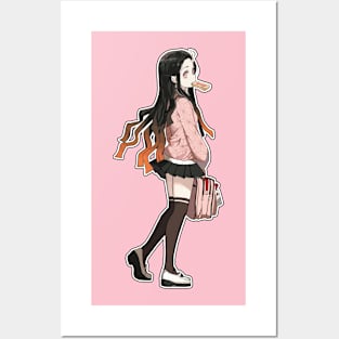 nezuko Posters and Art